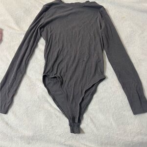 Primark Charcoal Long Sleeve Bodysuit